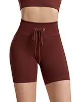 rib knit shorts
